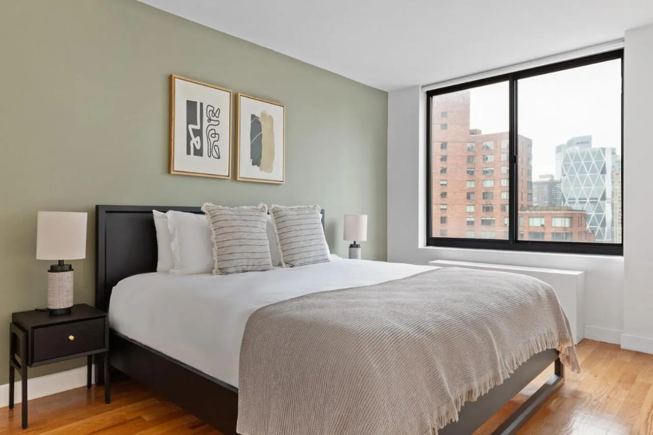 1Br Nr Times Sq W Indoor Pool Doorman Nyc-50 Lägenhet New York